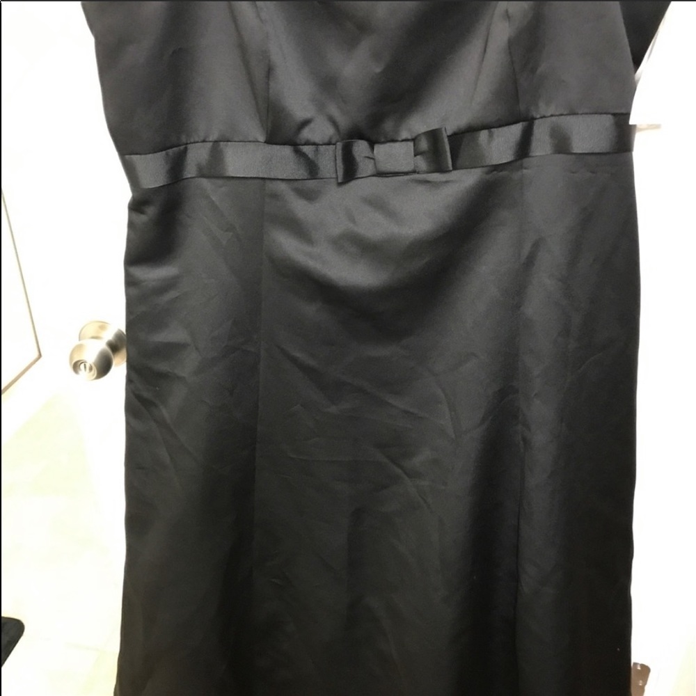 Black david bridal dress size 20